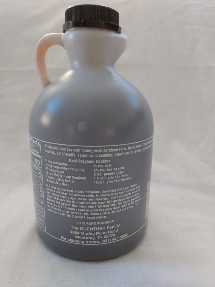 Generic Muddy Pond Sorghum Mill - Pure Sorghum Syrup - No Additives, Non-GMO and Gluten Free 32OZ