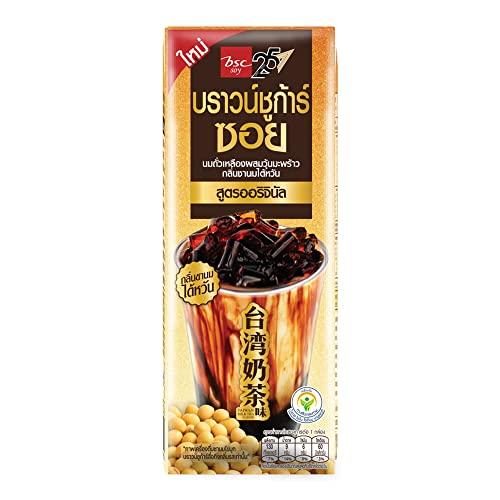 BSC Soy BSC Soy Milk with Coconut Jelly (Brown Sugar: Taiwanese Milk Tea Flavour) - Pack 3 of 230ml
