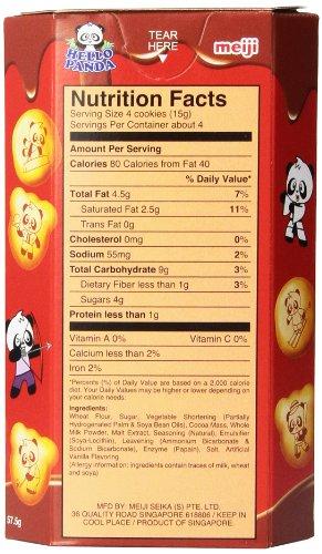 MEIJI Meiji Hello Panda Biscuits with Chocolate Cream, 2-Ounce Boxes (Pack of 20)