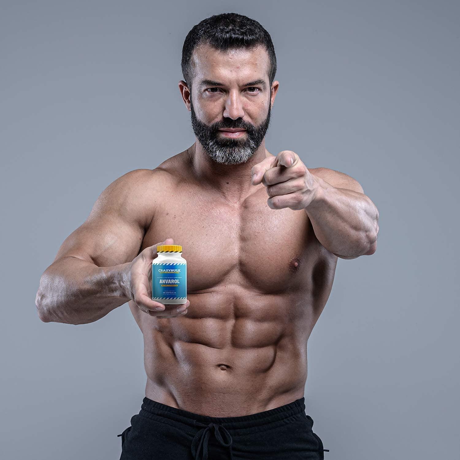 mnb mnb ANVAROL (ANAVAR) Natural Alternative for Cutting & Lean Muscle Supplement, First TIME in India (90 Capsules)