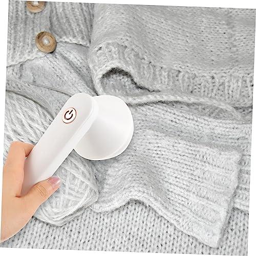 KOMBIUDA KOMBIUDA Carpet Lint Scraper Carpet Shaver Fuzz Remover Fabric Shaver Sweater Shaver Portable Lint Remover Fuzz Shaver Sofa Lint Brush Home Tools White Metal Electric