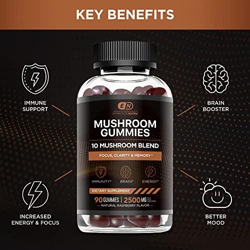 EFFECTIVE NUTRA EFFECTIVE NUTRA Mushroom Gummies & Saffron Gummies