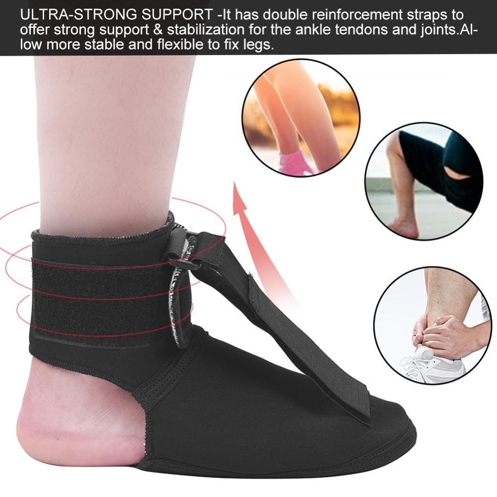 Semme Foot Drop Devices,Foot Splint Fascitis Plantar Nocturnal Posterior Foot Drop Ankle Fasciitis Plantar Foot Injury Night Instep with Orthopedic Rehabilitation(L)