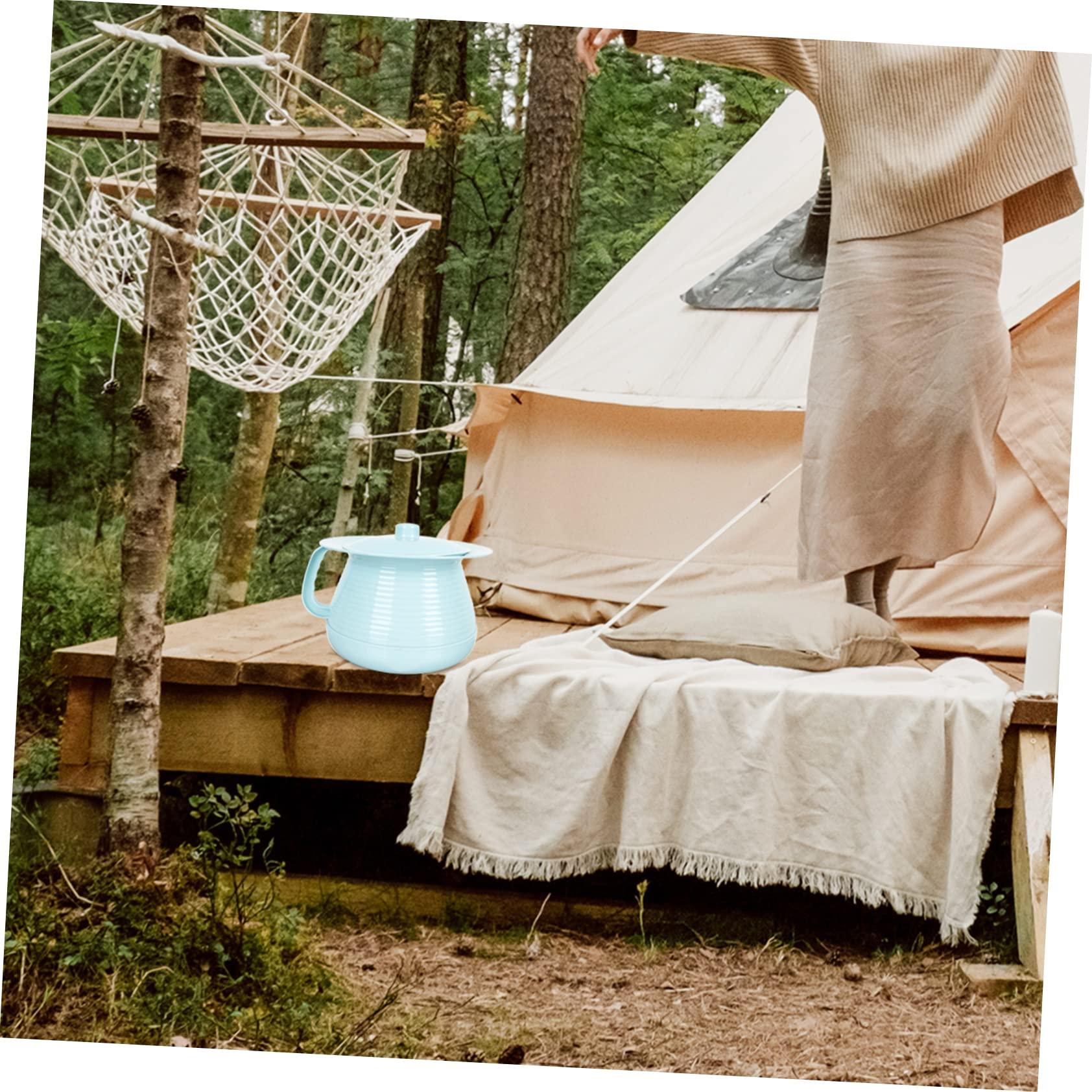 Healeved 1pc Children\'s Potty Urinal Adult Decorative Spittoon Children\'s Domestic Urine Storage Pot Portable Adult Urinal Bottle Night Urine Pot Spittoon with Lid Dustproof Spittoon