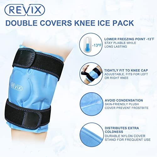 REVIX REVIX Ice Pack for Knee Pain Relief, Reusable Gel Ice Wrap for Injuries