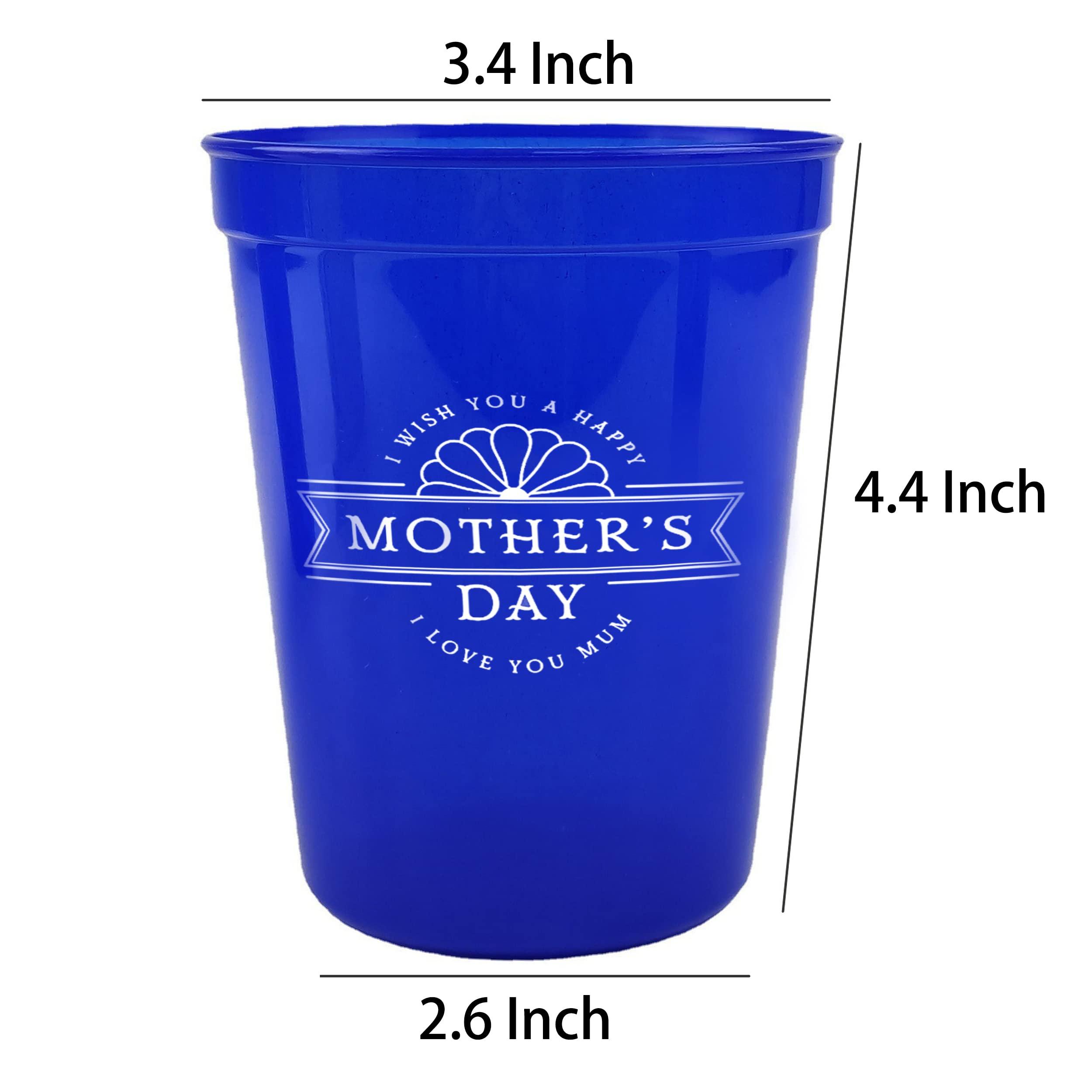 Grozon 1000PCS Custom Stadium Cups Personalized Plastic Cups Disposable Cups Bulk 16 oz Plastic Cups