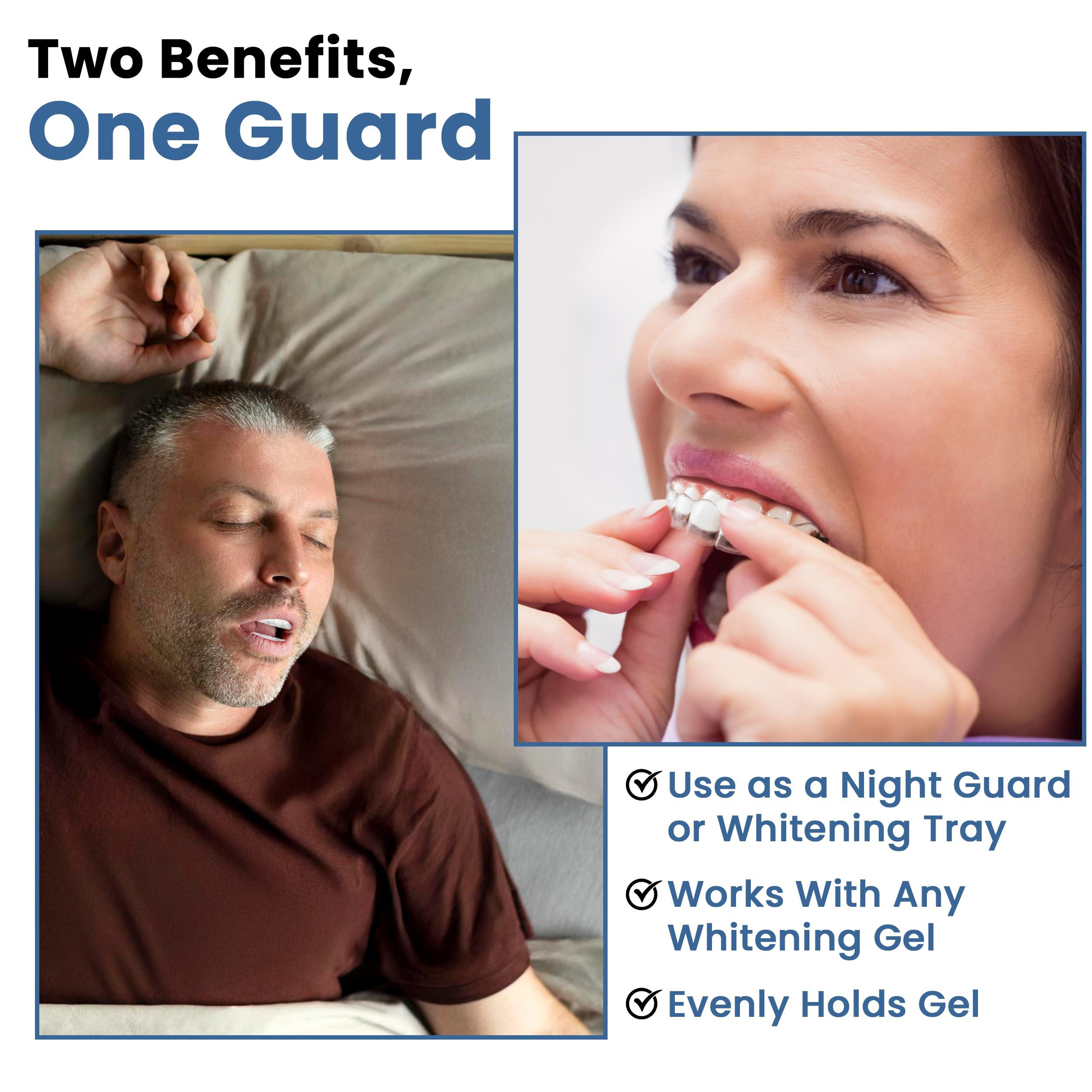 ProDental Professional Mouth Guard for Grinding Teeth - 6 Customizable Dental Guards - 2 Sizes, USA Made, BPA Free | Eliminate Bruxism, Teeth Clenching | Also for Sports & Teeth Whitening