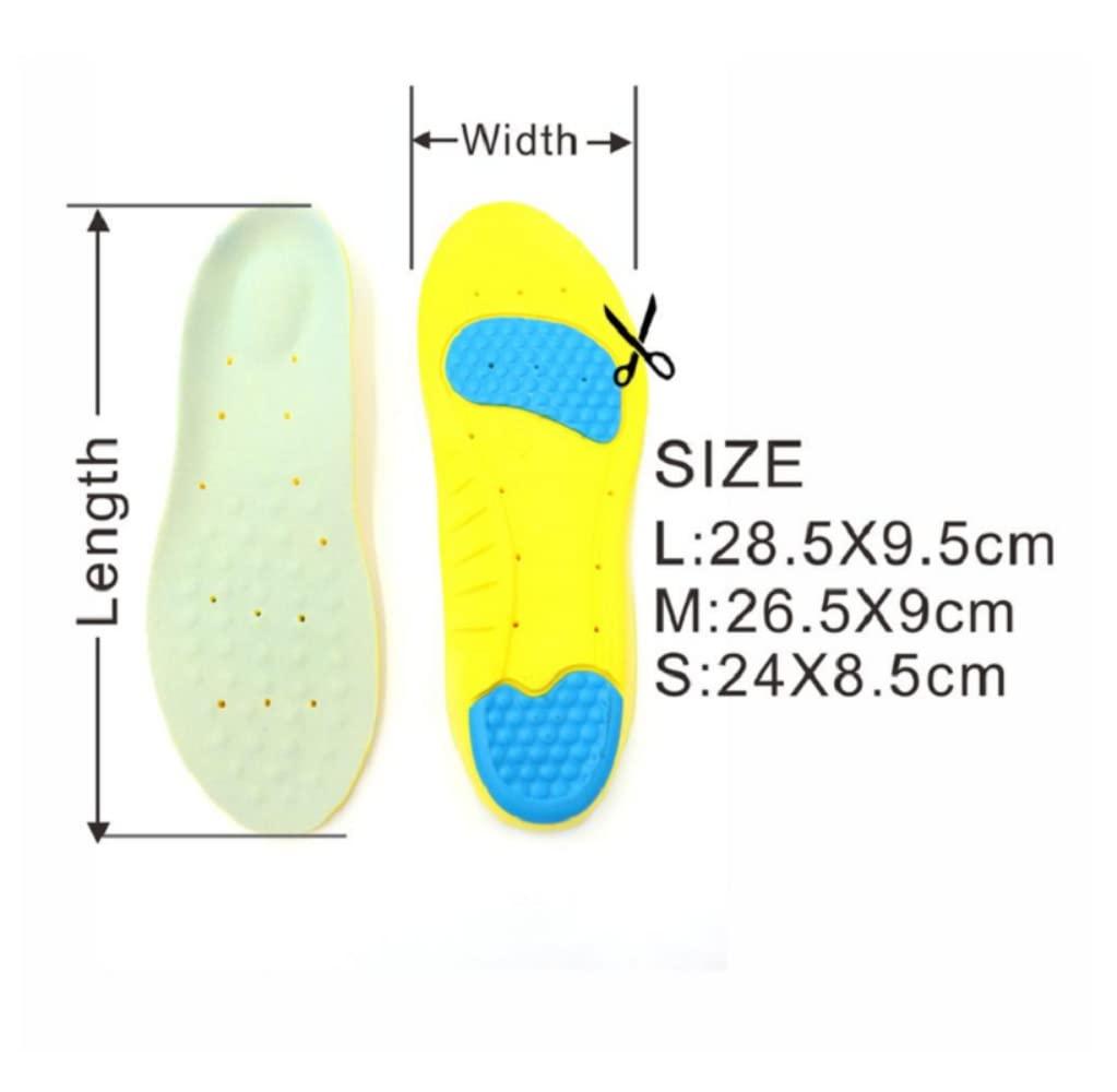 xering Orthotic Arch Support Shoe Inserts Insoles for Men and Women Insoles for Flat Feet,Feet Pain,Plantar Fasciitis, (Blue,S (Men\'s 4-4.5 / Women\'s 6-6.5)230mm)
