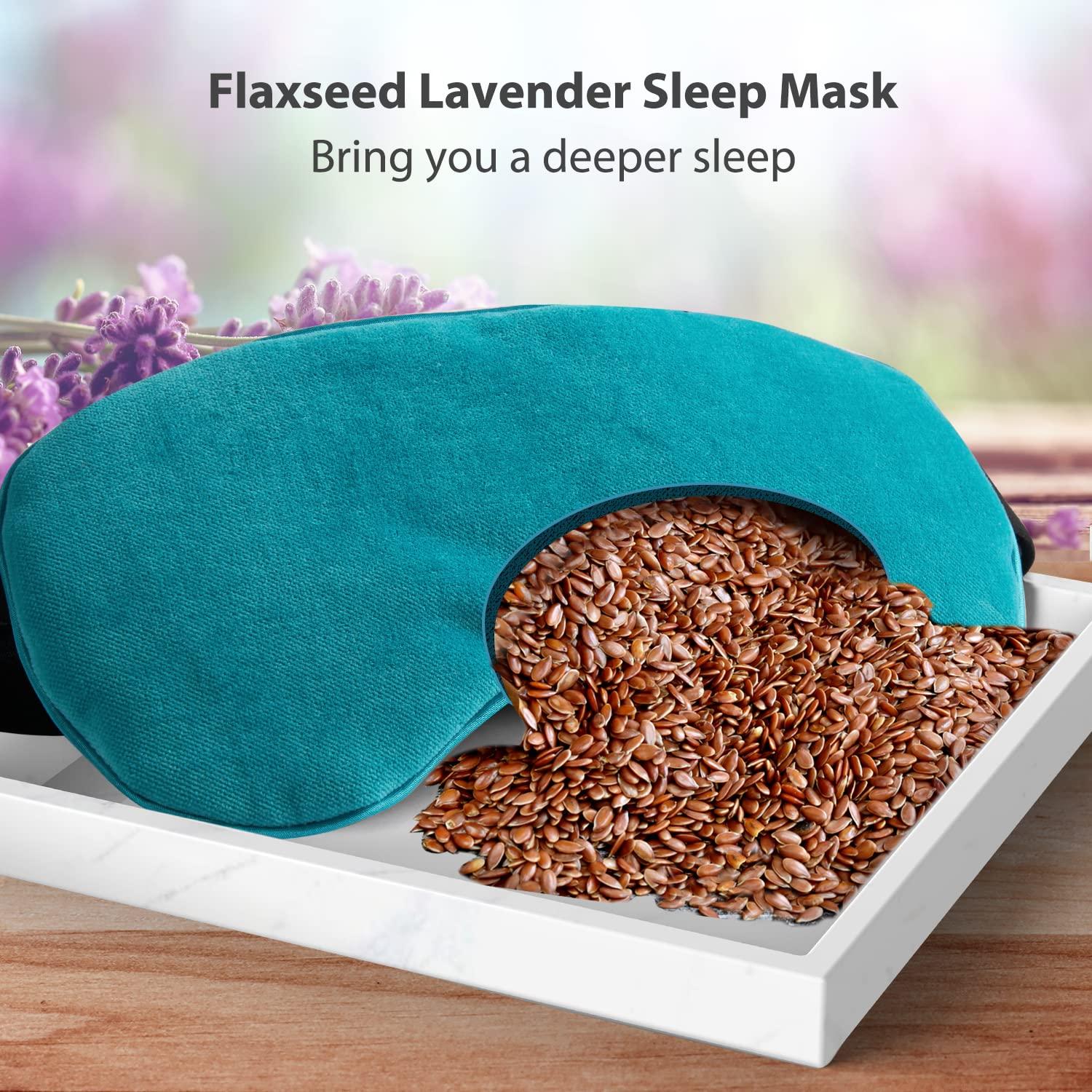 Ezona Heated Eye Mask, Warm Eye Compress Mask for Dry Eyes, USB Electric Eye Heating Pad with Temperature & Timer Control, Sleep Mask, 3D Deep Contoured Eye Mask Sleeping for Men and Women