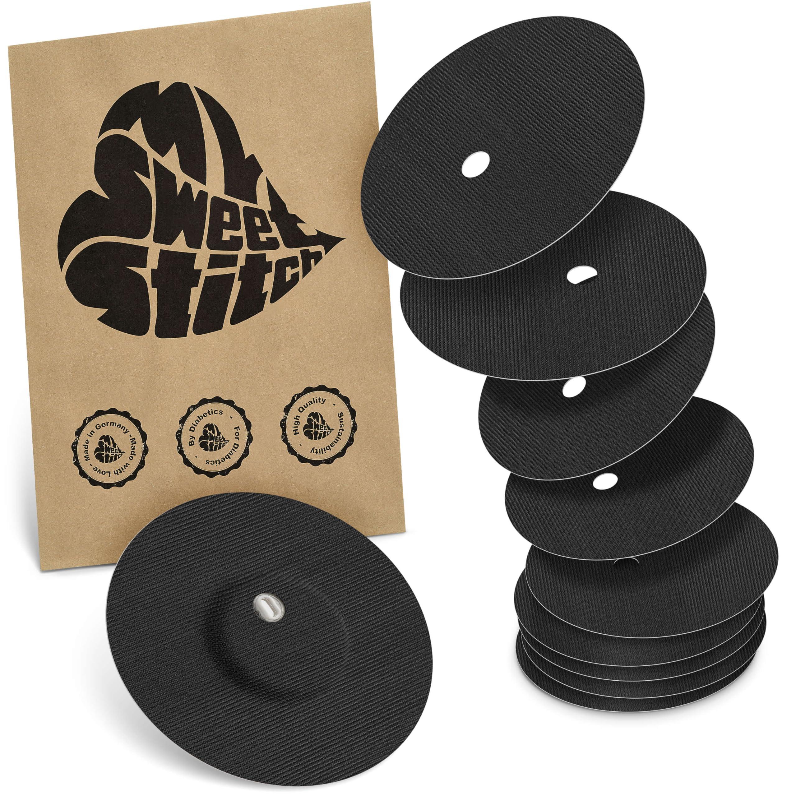 MySweetStitch MySweetStitch - 10 x Freestyle Libre 3 Sensor Covers, Overpatch, Last Up to 14 Days, Sweat & Waterproof, CGM, Glucose Monitor Protection, Black