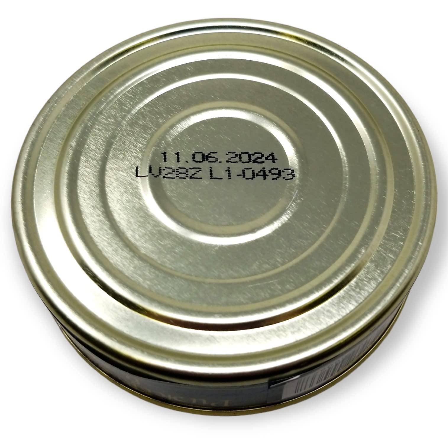 Brivais Vilnis Brivais Vilnis Riga Smoked Sprats in Oil, Product of Lativa, Kosher, 5.6 oz, 160 grams, Pack of 12