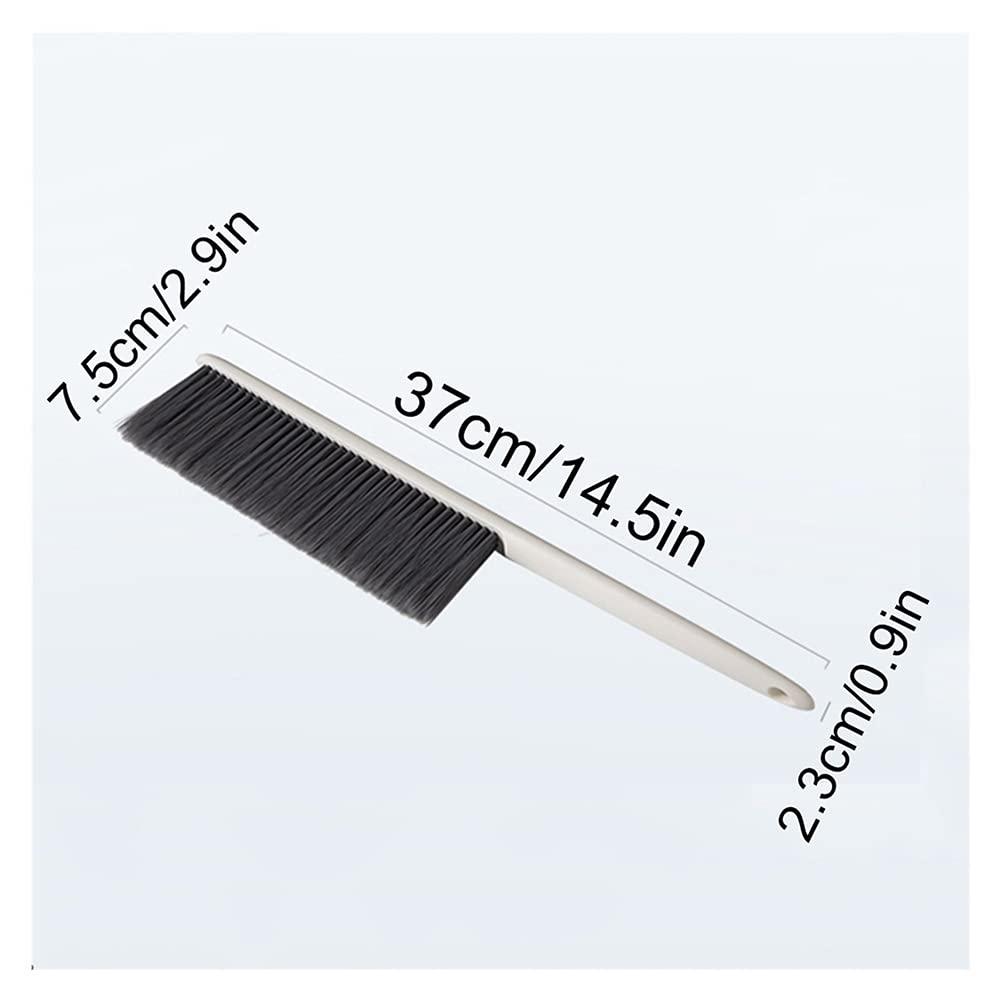 VALGRE Precipitator Bed Brush Dust Removal Brush Soft Cleaning Brush Hair Drafting Brush with Microfiber for Keyboard Home Hotel Bed Car Soft Clothes dust Catcher