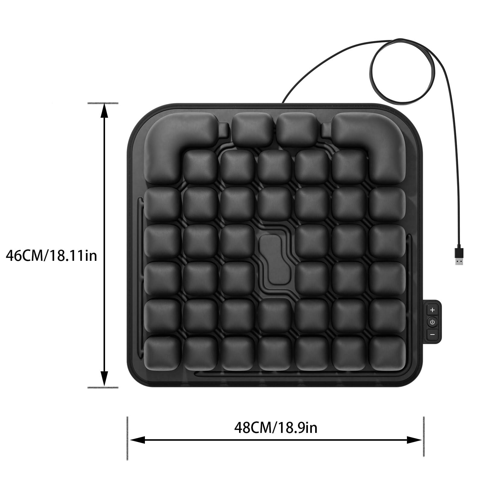 YUNYEUNG YUNYEUNG Electric Inflatable Wheelchair Cushions for Pressure reliefUlcer & Pressure Sore Prevention - Pain Relief Cushion for Extended Sitting Air Seat Cushions
