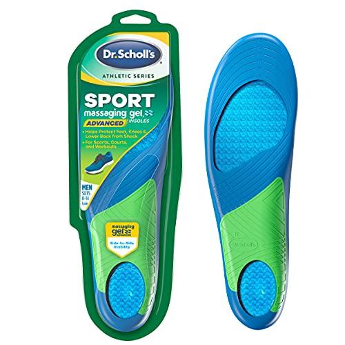 Dr. Scholl\'s Dr. Scholl\'s Sport Insoles for Athletic Activities, Reduces Muscle Fatigue and Shock Absorption, 2 Pair, Men\'s 8-14