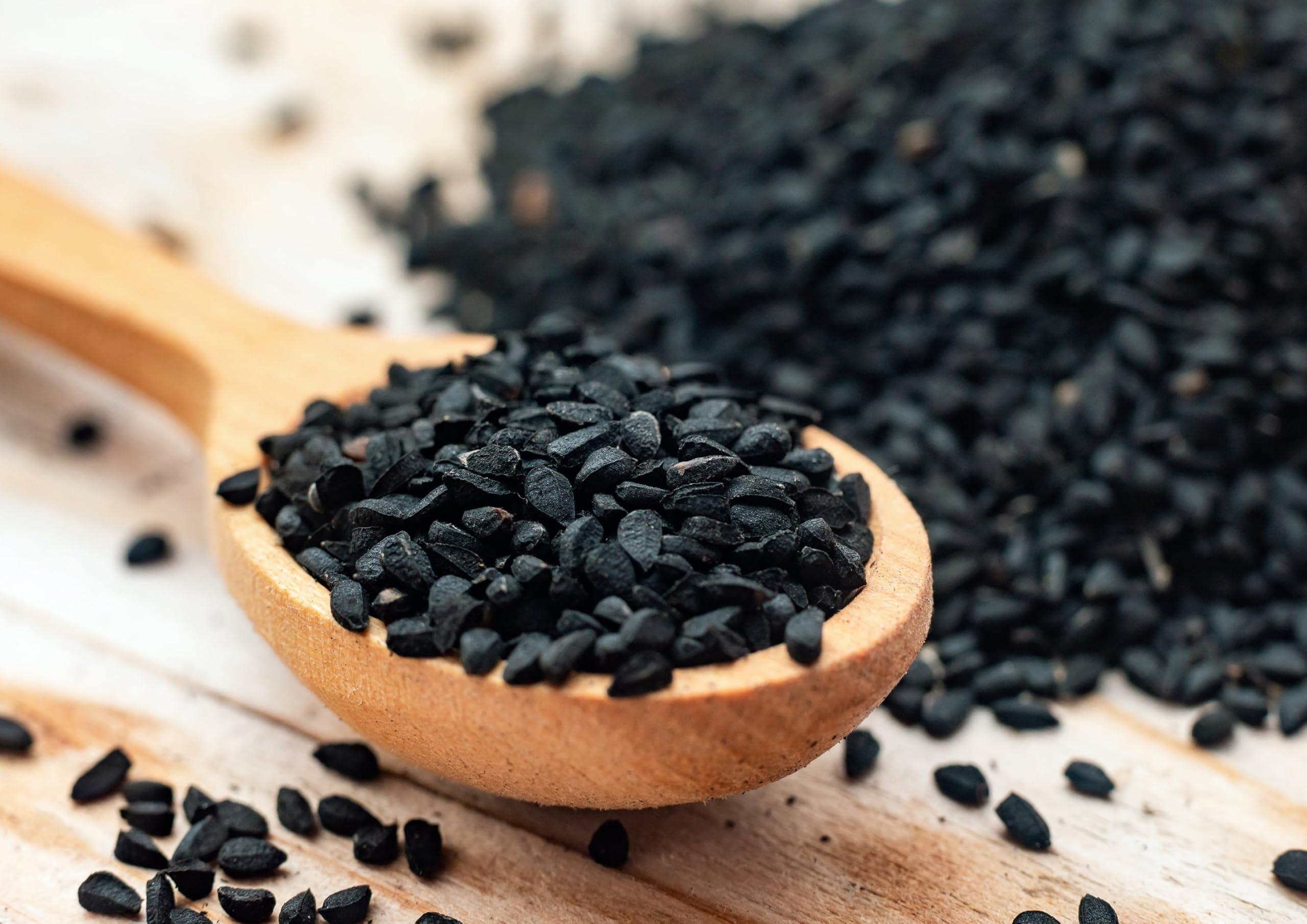 Food to Live Food to Live - Black Cumin Seeds, 16 Pounds  Whole Raw Seeds, Bulk Spice, Vegan. High in Iron, Calcium and Magnesium. Pairs well with Vegetables