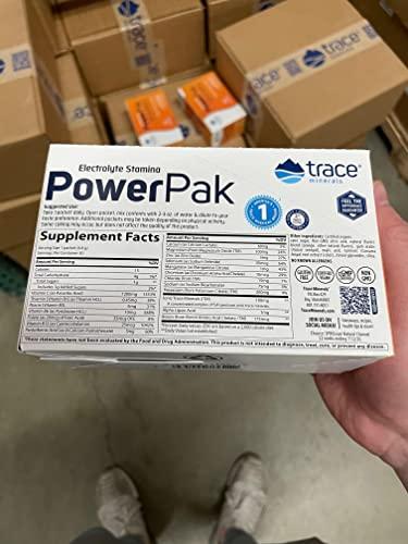 Trace Minerals Trace Minerals | Electrolyte Stamina Power Pak | 1200 mg Vitamin C | Non-GMO | Lemon Lime, Orange Blast, and Concord Grape | 30 Packets Variety (Pack of 3)