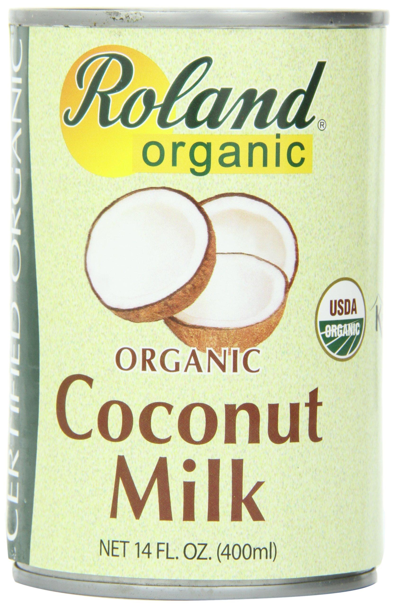 Roland Foods Roland Coconut Milk, Organic, 14 Ounce (Pack of 24)