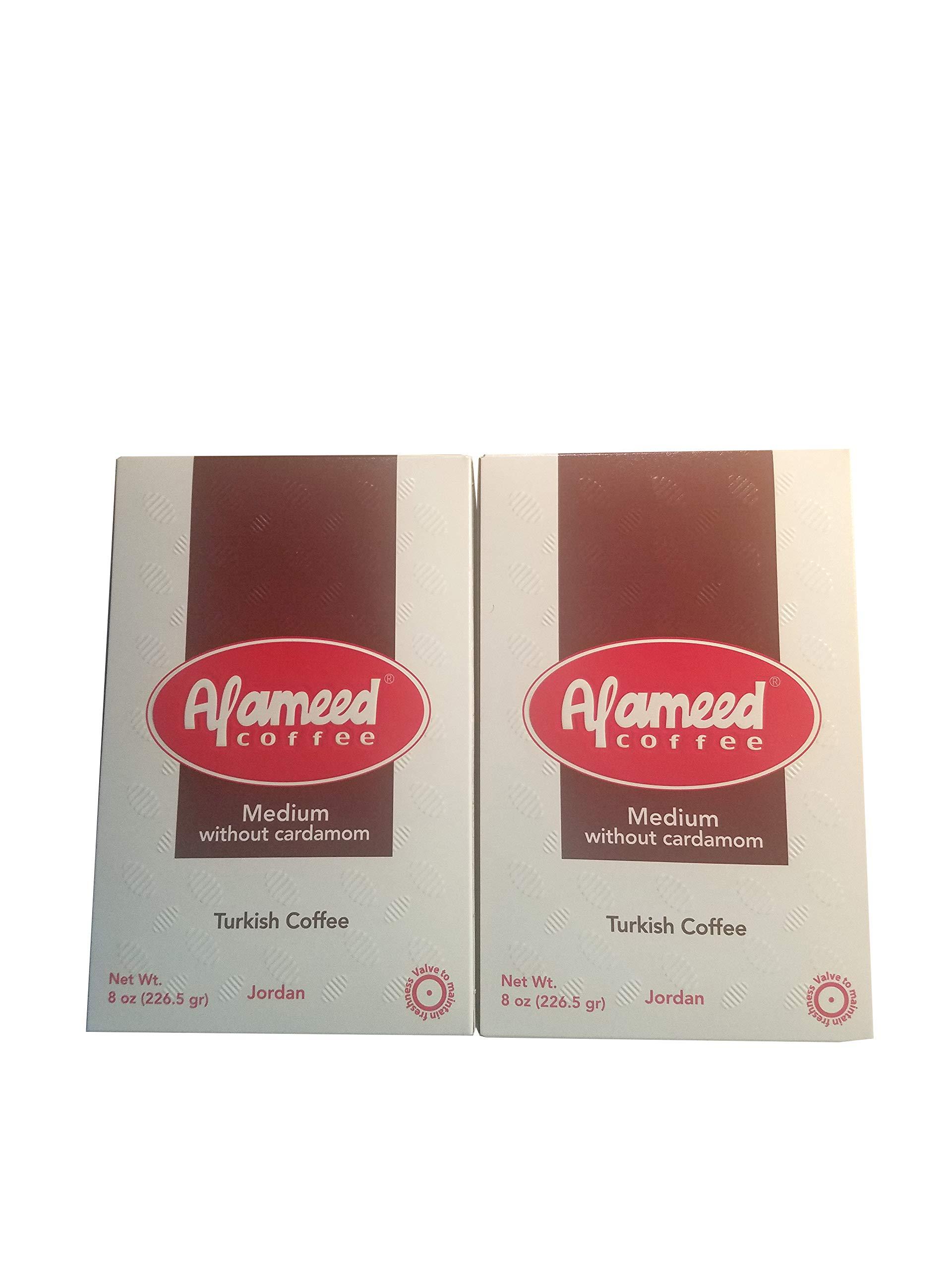 Al Ameed Al Ameed Coffee (Medium Roast with Cardamom, Pack - 2) (Medium Roast without Cardamom)