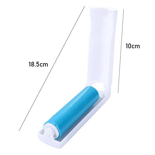 Generic Lint Rollers Reusable Washable Sticking Roller Lint Remover Household Cleaning Tools for Clothes Pet Hair Remover Dust Cleaner(Blue)