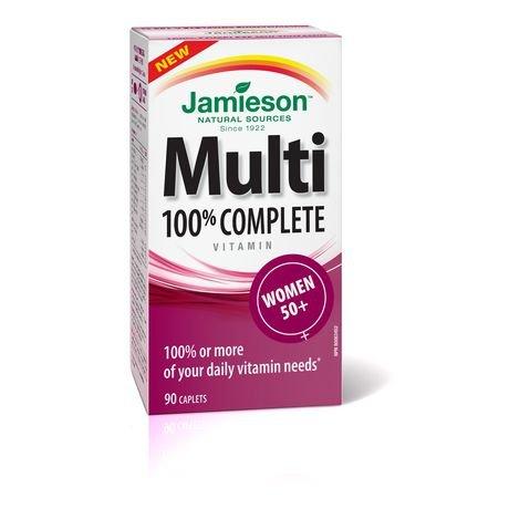 Jamieson Jamieson 100% Complete Multivitamin for Women 50+, 90 caps