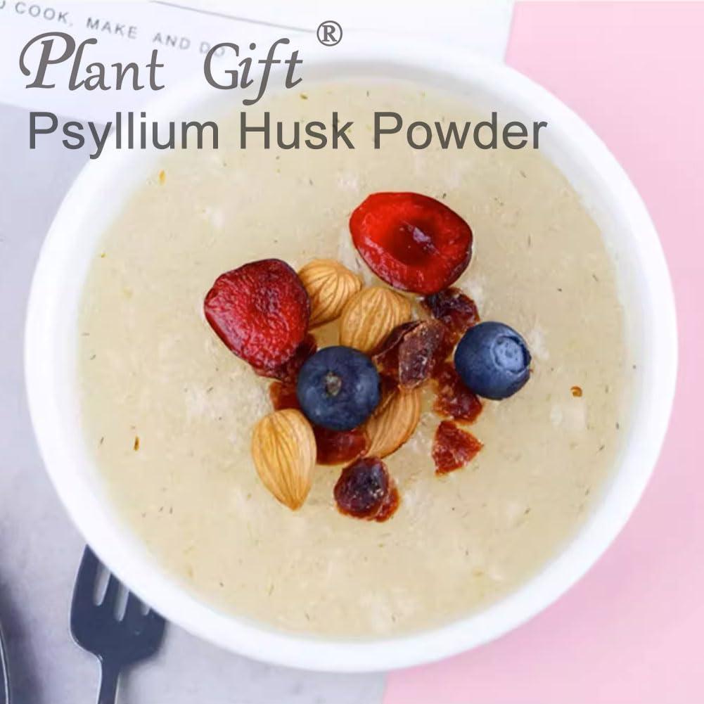 Plant Gift 100% Natural Pure Psyllium Husk Powder 100g/3.52oz Great for Baking & Cooking | Free from Preservatives