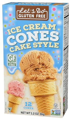 Lets Do Gluten Free Let\'s Do Gluten Free Cake Style Ice Cream Cones, 1.2 Ounces (Pack Of 6)
