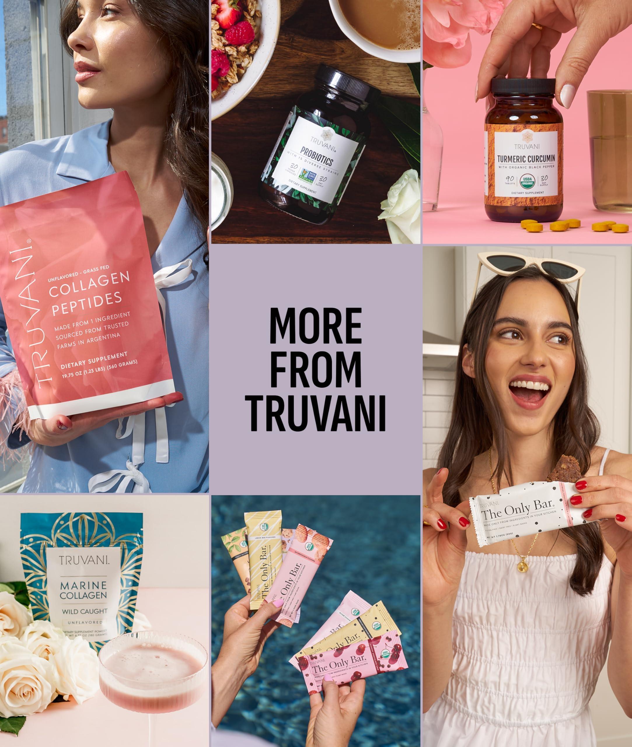 Truvani Truvani Vegan Pea Protein Powder | Unflavored | 20g Organic Plant Based Protein | 10 Travel Packets | Keto | Gluten & Dairy Free | Low Carb | No Added Sugar