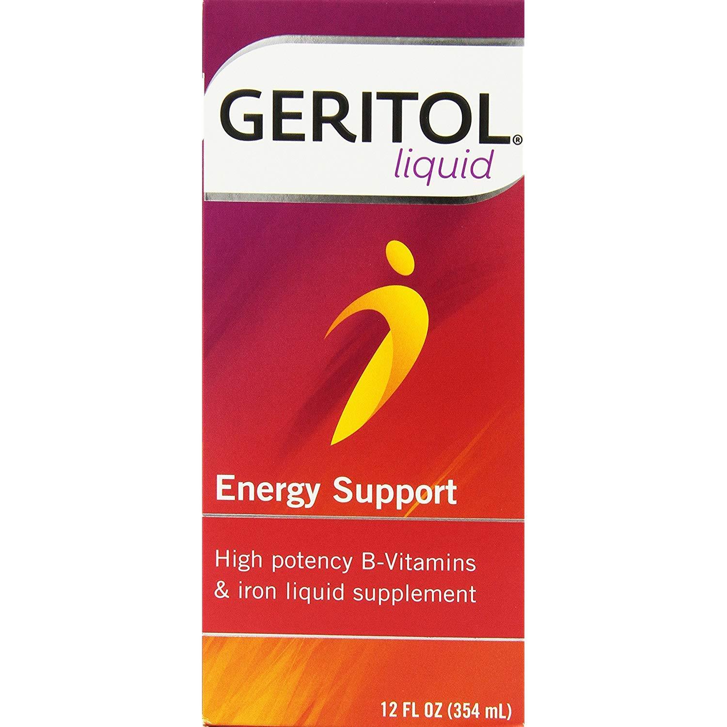 Geritol Geritol Liquid Energy Support B-Vitamins 12 oz (Pack of 5)