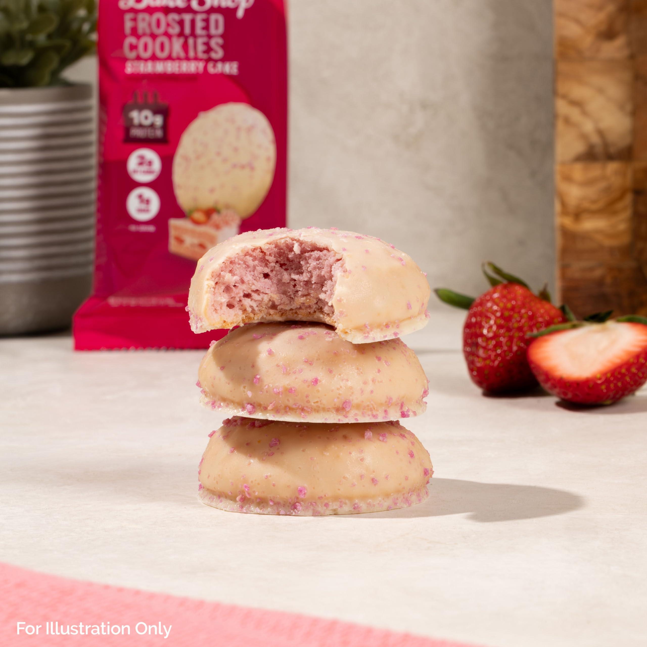 Quest Nutrition Quest Nutrition Frosted Cookies Twin Pack, Strawberry Cake, 1g Sugar, 10g Protein, 2g Net Carbs, Gluten Free, 16 Cookies