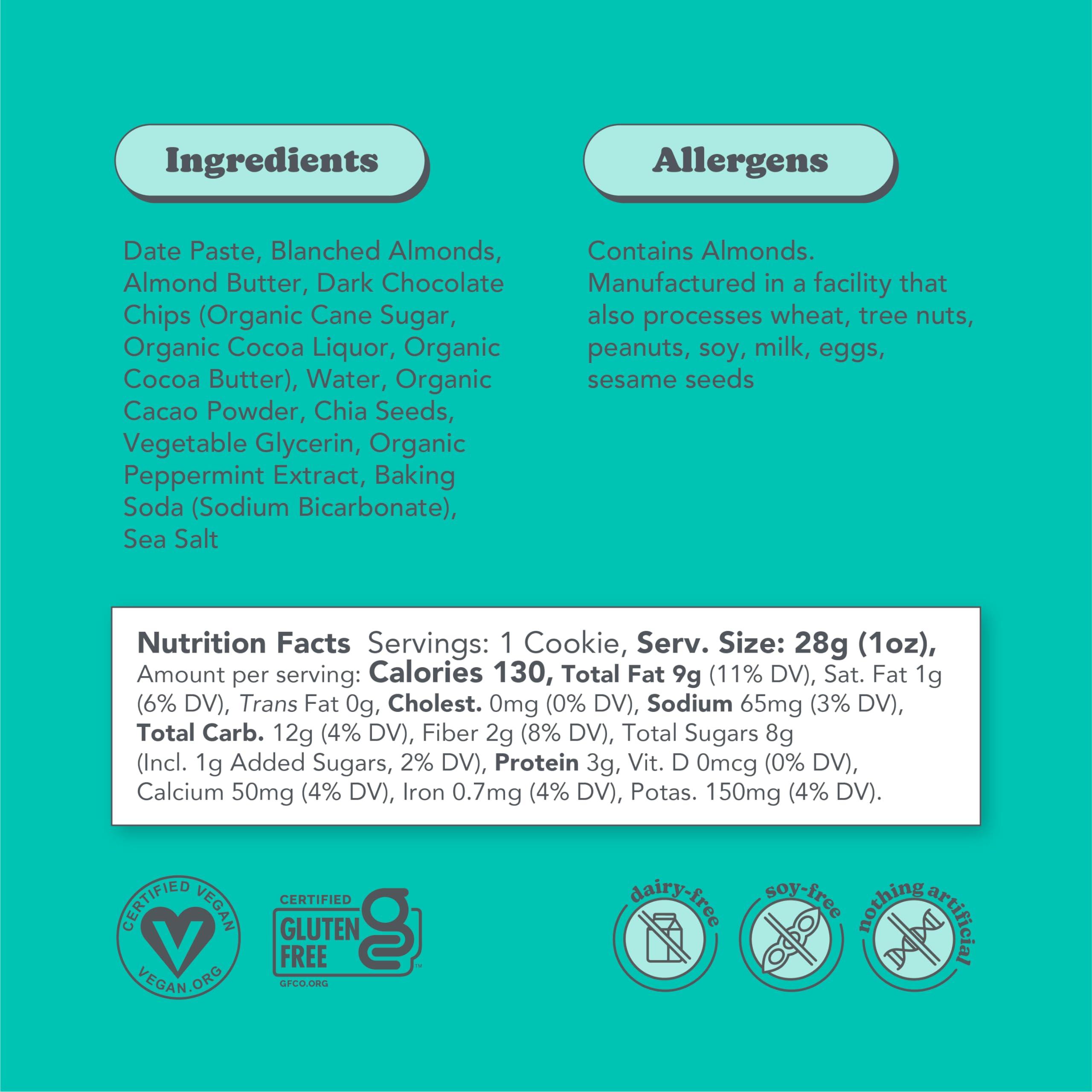 Love + Chew Love + Chew Soft Baked Protein Cookies, Gluten Free | (18) Count Chocolate Lover Minis Variety Pack | Vegan, Paleo, Non GMO and Packed with Superfoods. - Individually Wrapped, and Made from High Protein Almonds