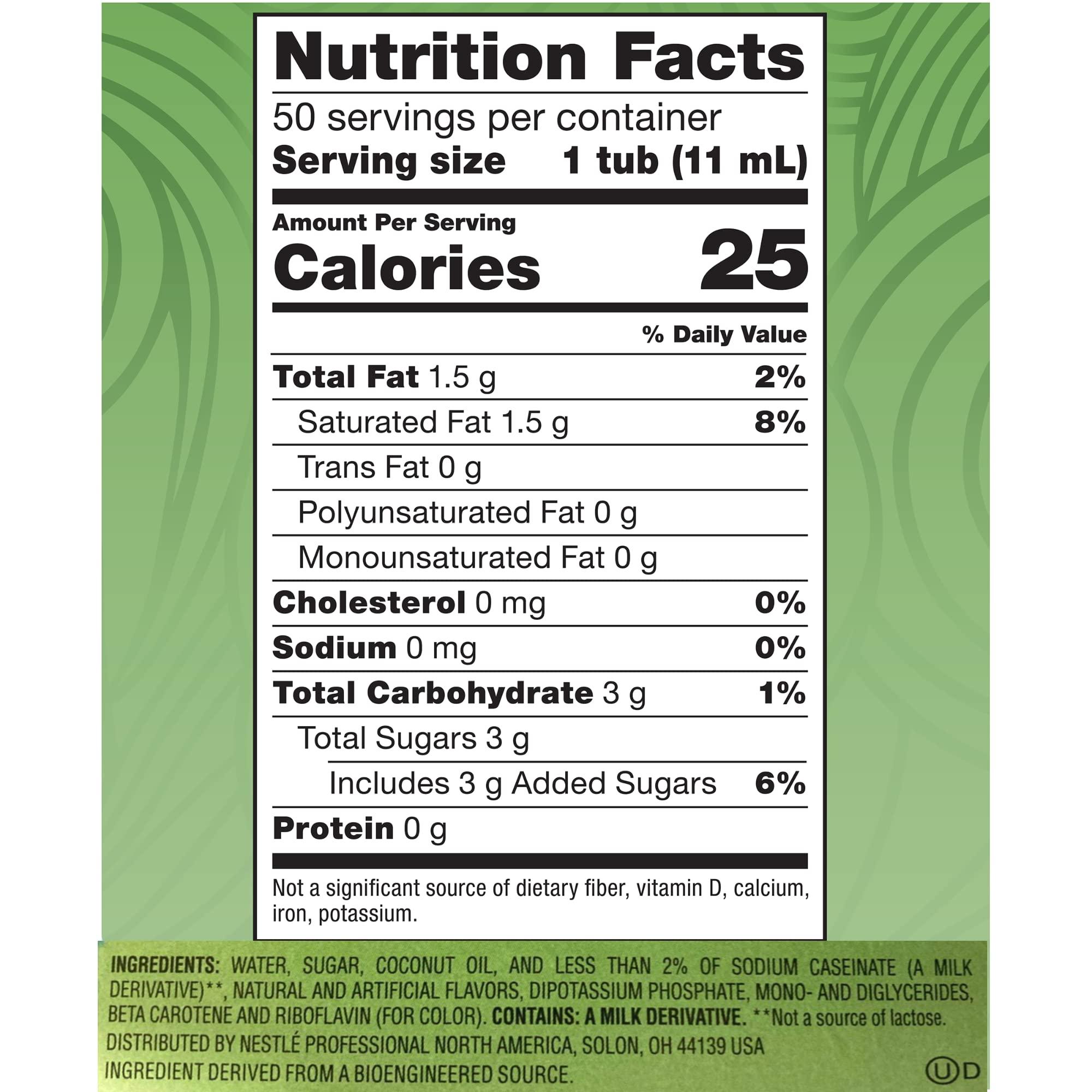 By The Cup Nestle Coffee mate Liquid Coffee Creamer Singles, Irish Crme, 50 Ct Box