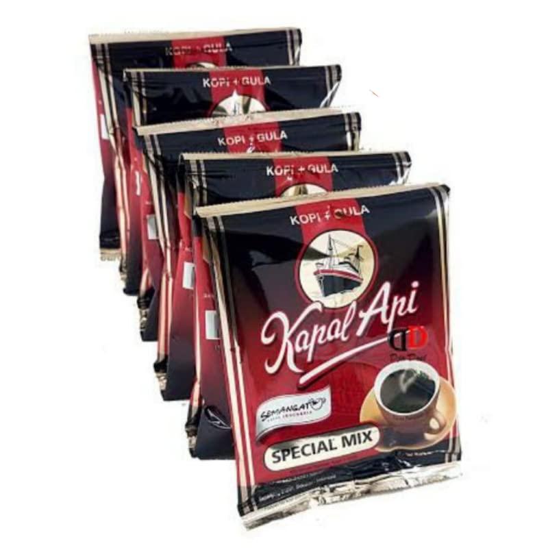 Kapal Api Kapal Api Special Mix (Coffee plus Sugar), 25 Gram (10 sachets)