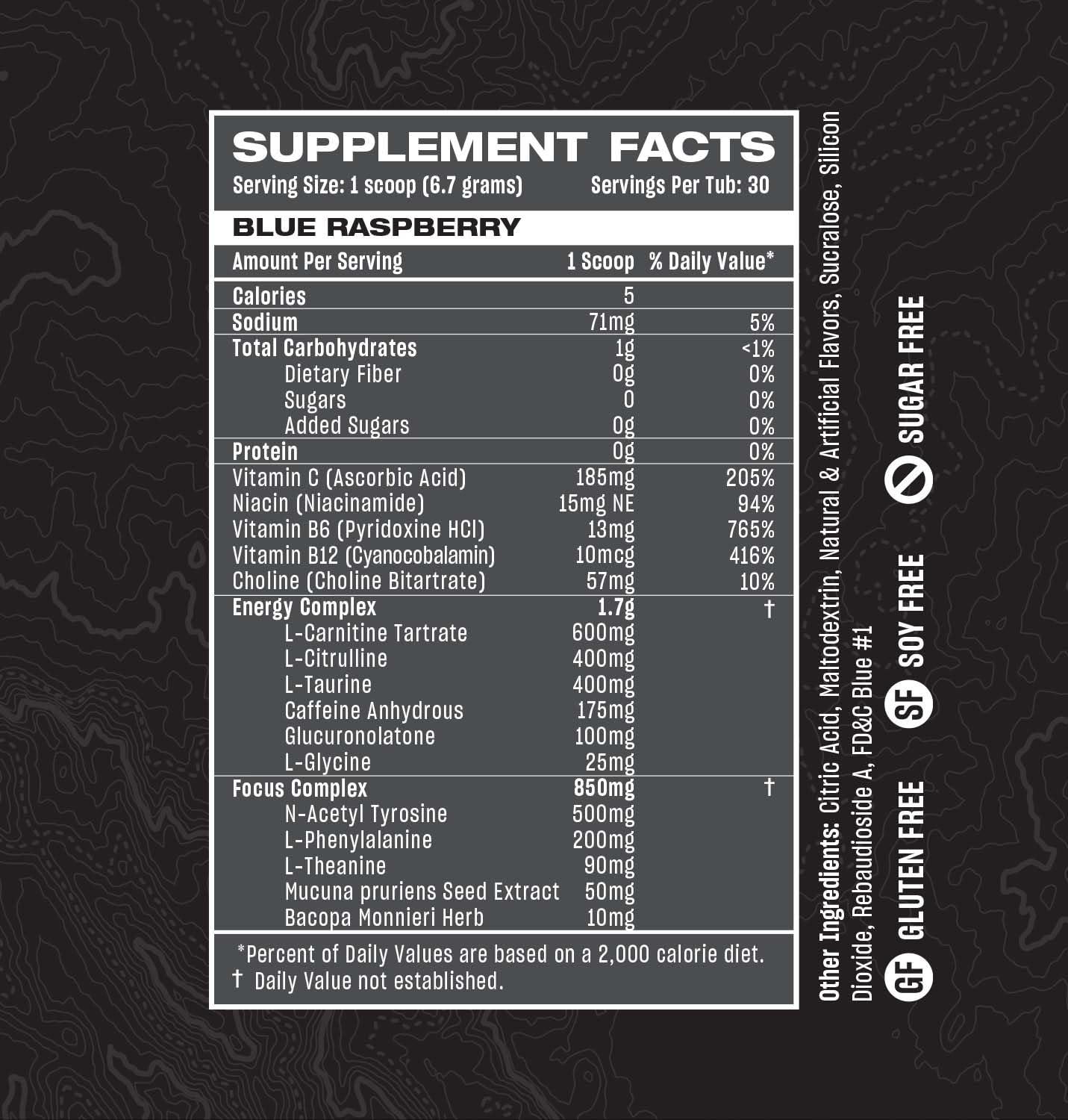 Rogue Energy Rogue Energy Energy Drink Powder for Long Gaming Hours - Energy Powder for Mental Focus - Sugar & Gluten Free - Gaming Supplement with Caffeine & Vitamins - Made in USA (Blue Raspberry - 40 Servings)