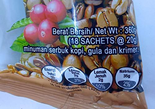 Kopi Luwak Kopi Luwak White Koffie Original (3in1) 18-ct, 360 Gram (Pack of 2)