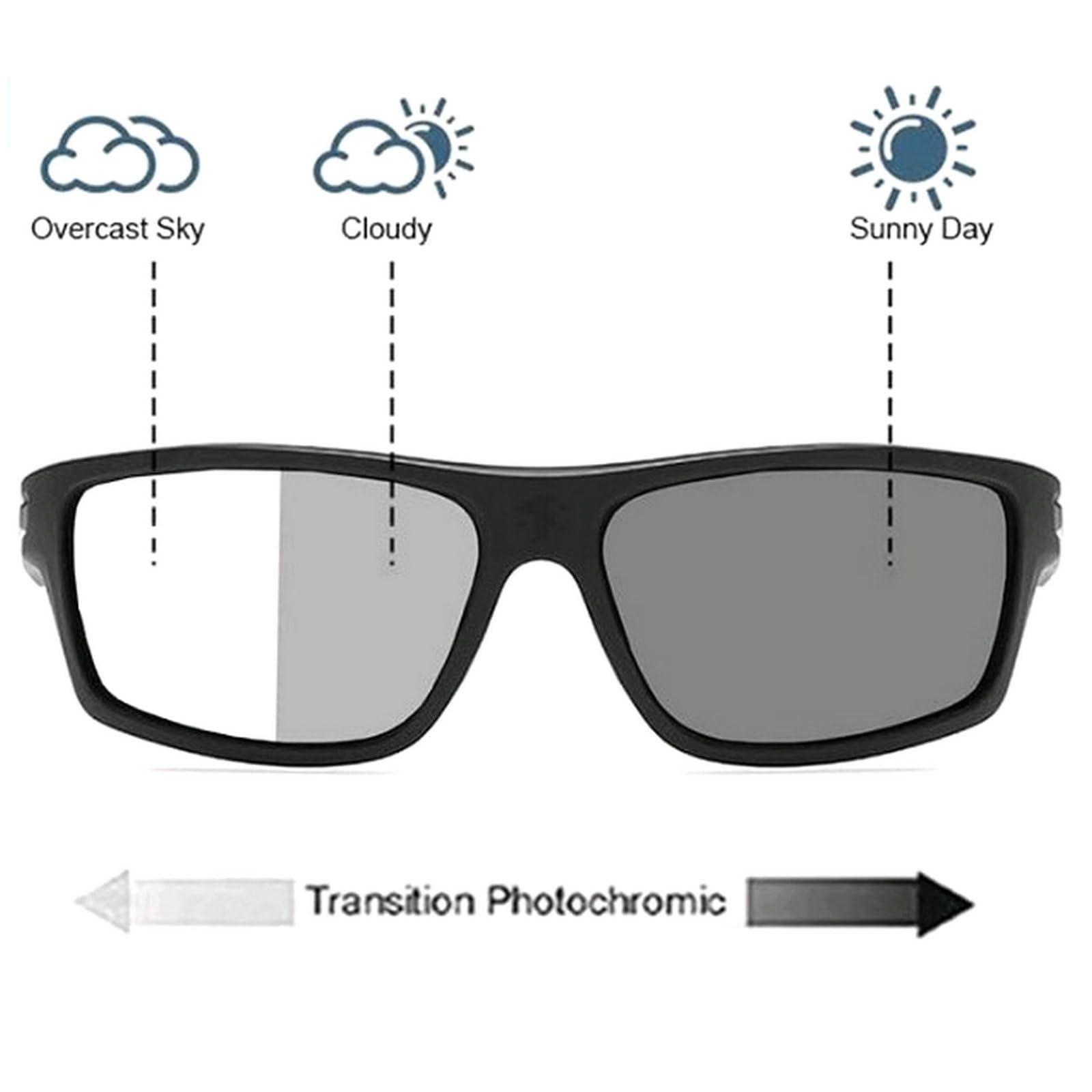 willochra Sports Transition Readers Sunglasses Wrap Around Readers Photochromic Bifocal Reading Glasses For Men and Women (black, 1.5, x)