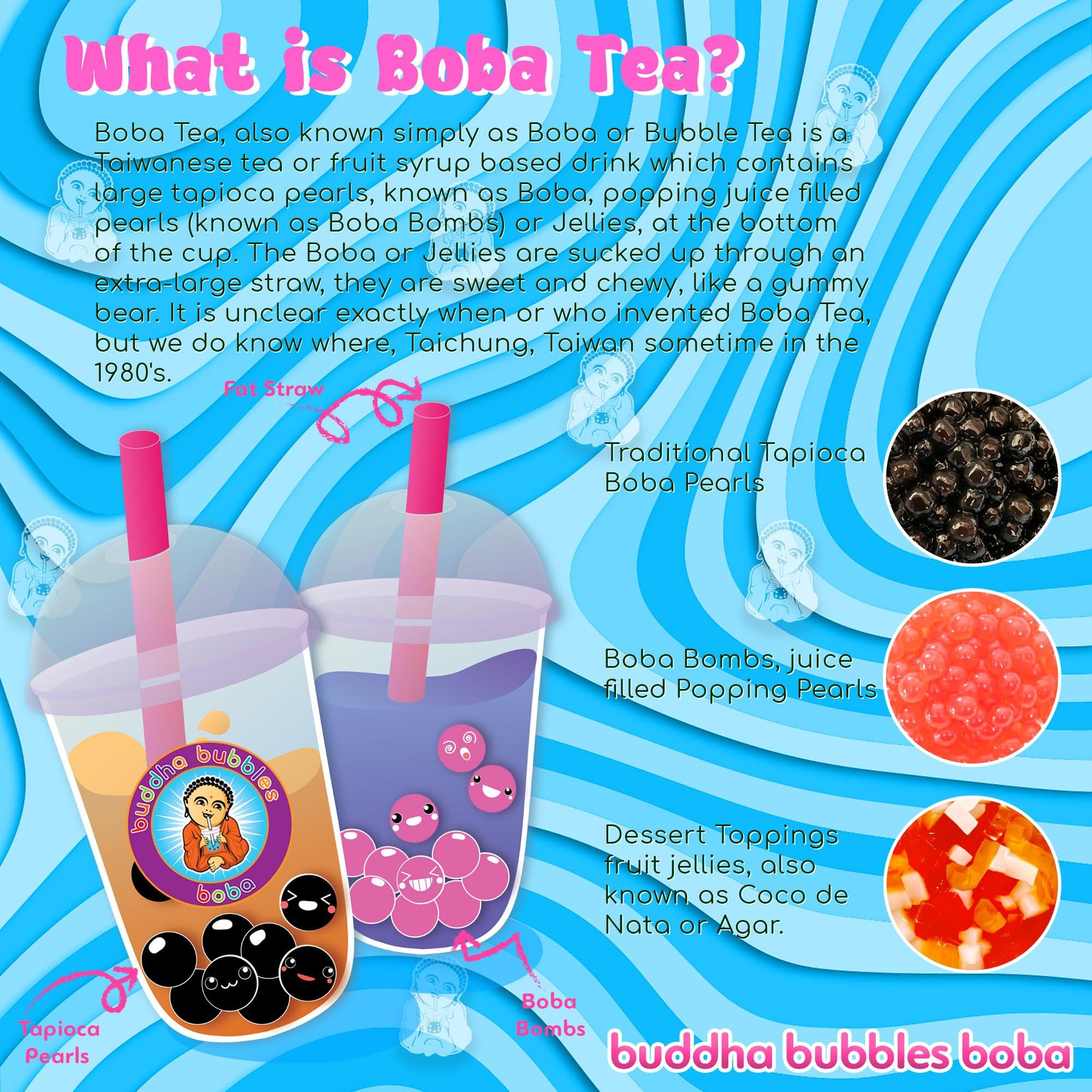 Buddha Bubbles Boba BUBBLE GUM Boba Bubble Tea Drink Mix Powder By Buddha Bubbles Boba (2.2 Pounds / 1 Kg)