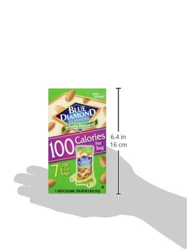 Blue Diamond Almonds Blue Diamond Almonds Whole Natural 7 Grab & Go Bags - 4.38 oz