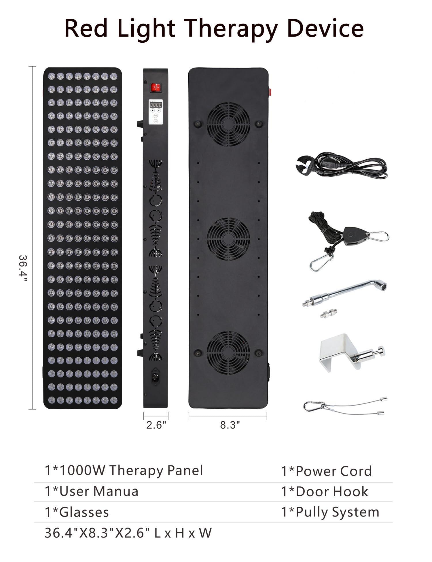 supersred supersred Red Light Therapy Full Body, Dual Chip Clinical Grade LED Therapy Panel with 200 LEDs 660nm 850nm Red Near Infrared Light Device for Body, Pain, Skin, Recovery, Sleep