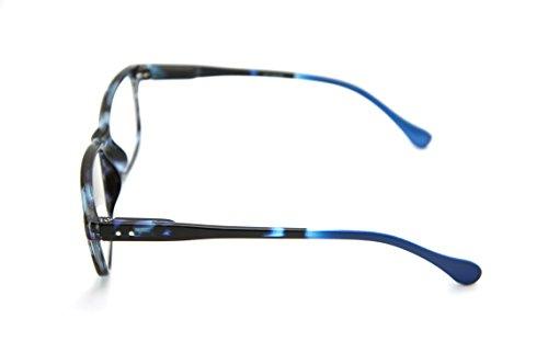 COLOR VIPER ColorViper Basic Hand Made everyday Designer Reader (mediu size: blue tortoise/blue tips, 2.50)