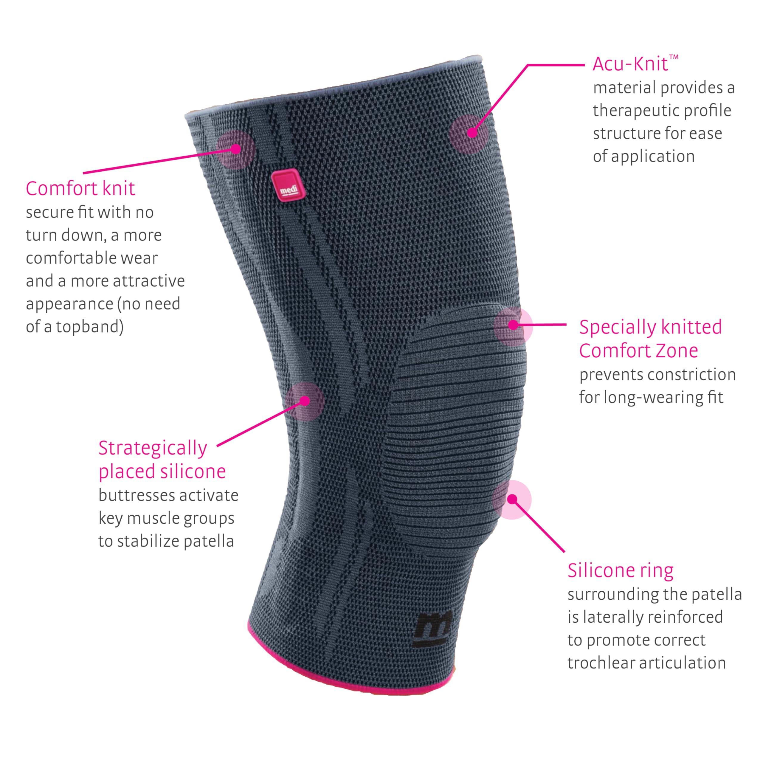 Medi Medi Genumedi Knit Knee Support Compression Sleeve for Men & Women