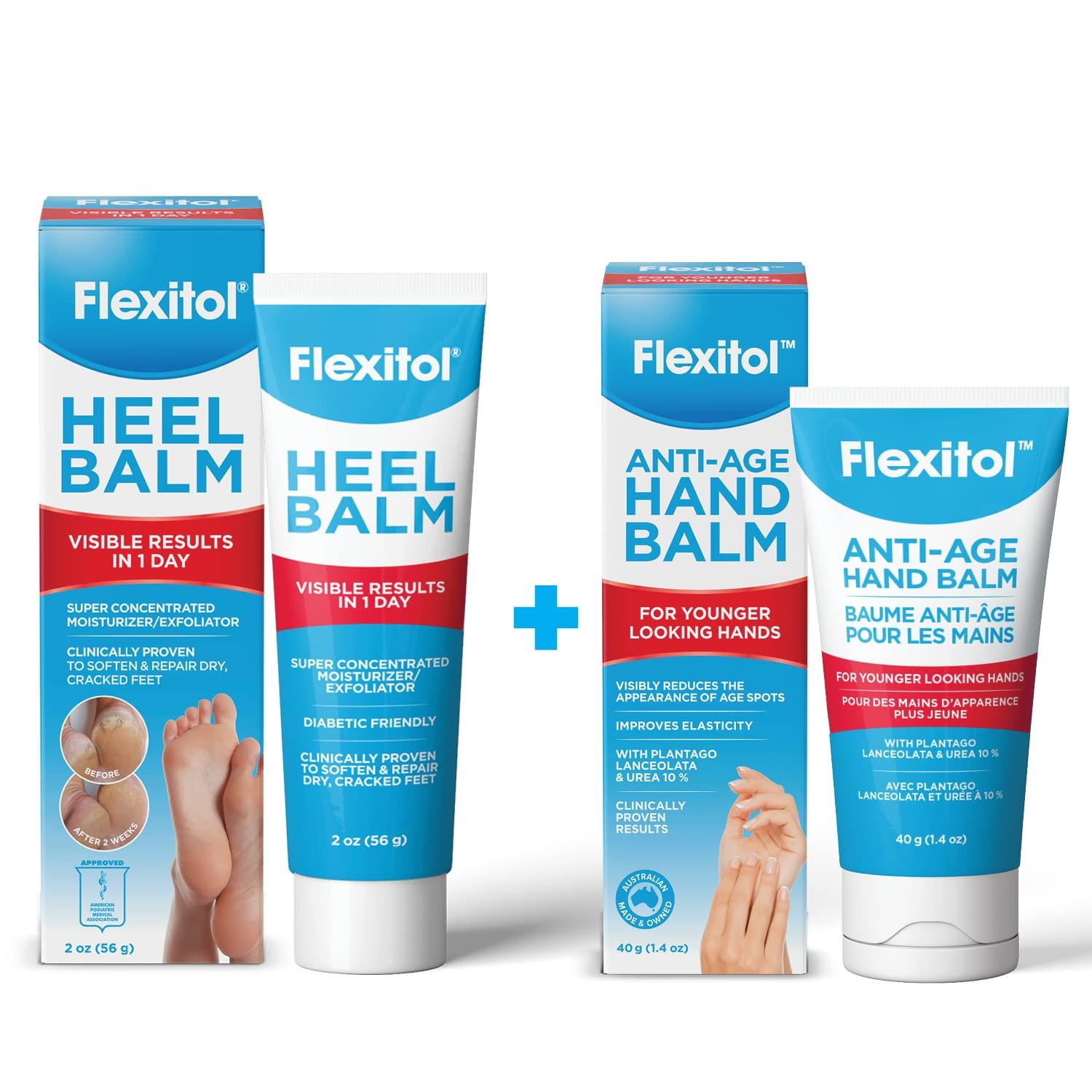 Flexitol Flexitol Hand Cream 2.5 oz Tube + Anti-Age Hand Balm 1.43 oz