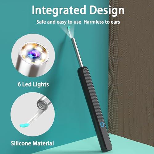 WILLFAN Ear Wax Removal with Camera, Ear Inspection System Wireless Earwax Removal Tool with Camera for Smart Devices