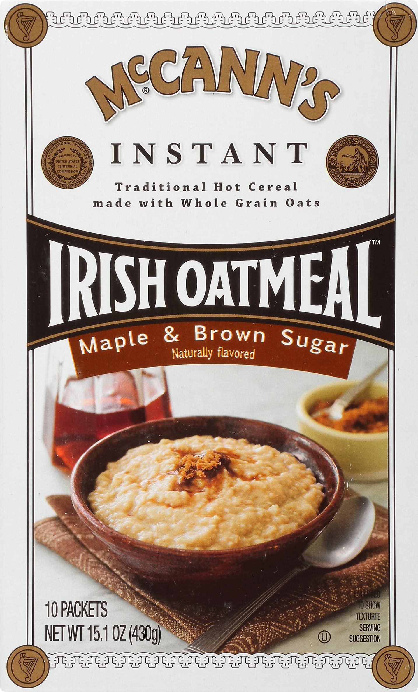 McCann's Irish Oatmeal McCann\'s Instant Irish Oatmeal, Maple & Brown Sugar, 10 Packets