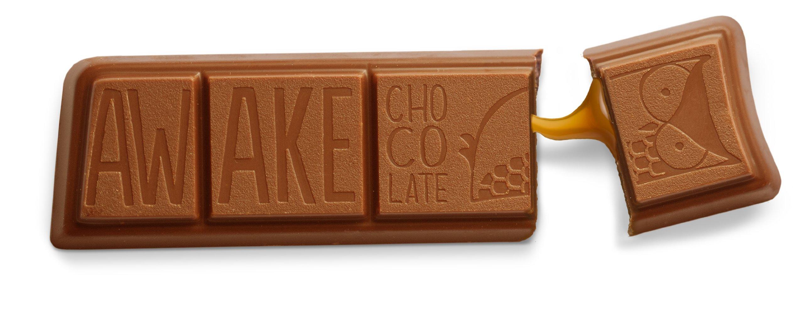 AWAKE Caffeinated Chocolate AWAKE Chocolate - Caramel 1.55oz - 12pk