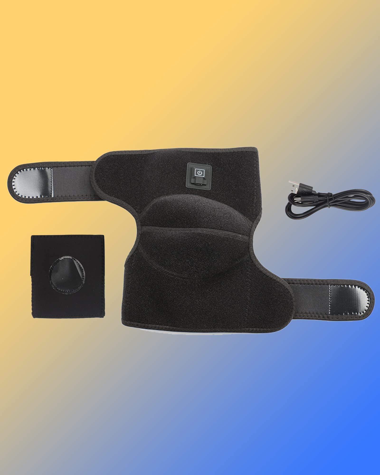 BXT Heating Pad for Knee, USB Knee Warmer, 3 Heating Level, Knee Pain Relief Arthritic Knees, Heated Knee Wrap