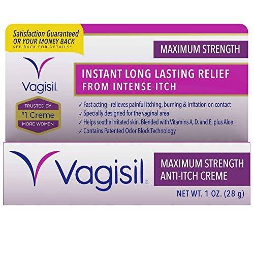Vagisil Vagisil Medicated Anti-Itch Creme Maximum Strength - 1oz, Pack of 5