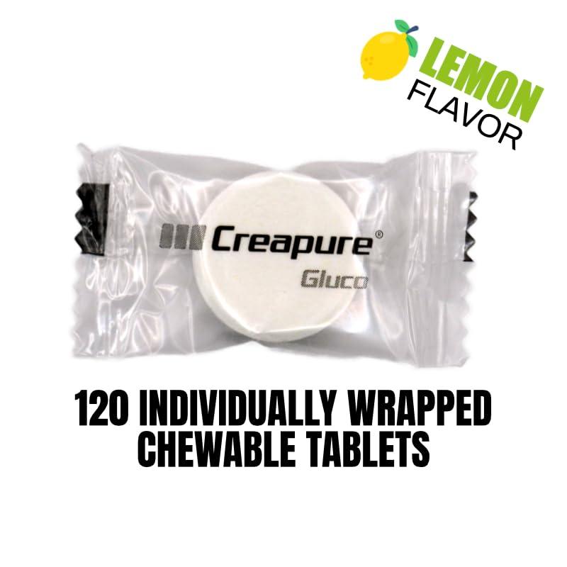 M2G Nutrition M2G Nutrition CREATABS, Creapure Creatine, 120 Chewable Tabs, Natural Lemon Flavor