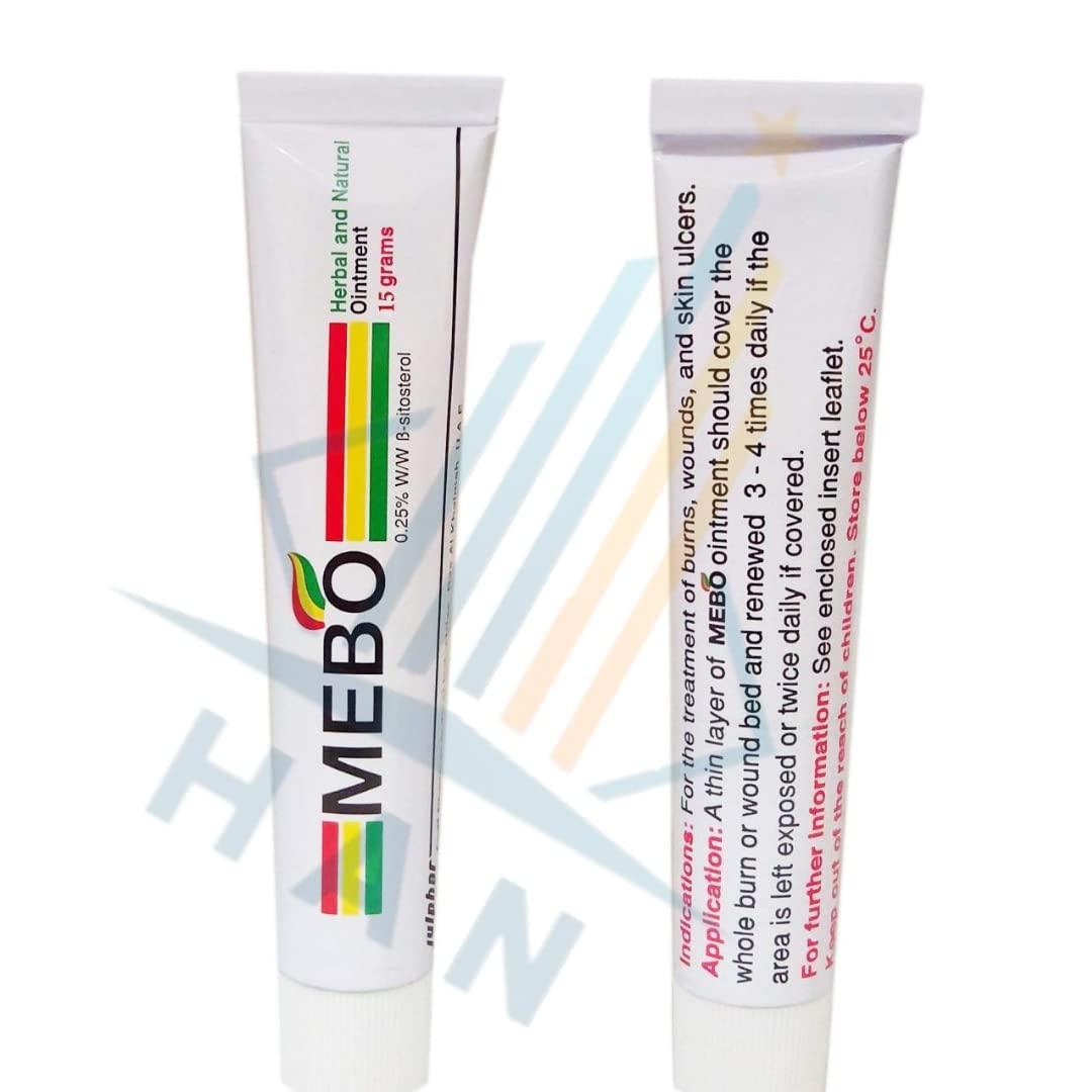 MEBO MEBO Burn Cream Skin Ointment Wound & Scar Care Fast First Aid Health Beauty Care (1 Tube = 15 grams)