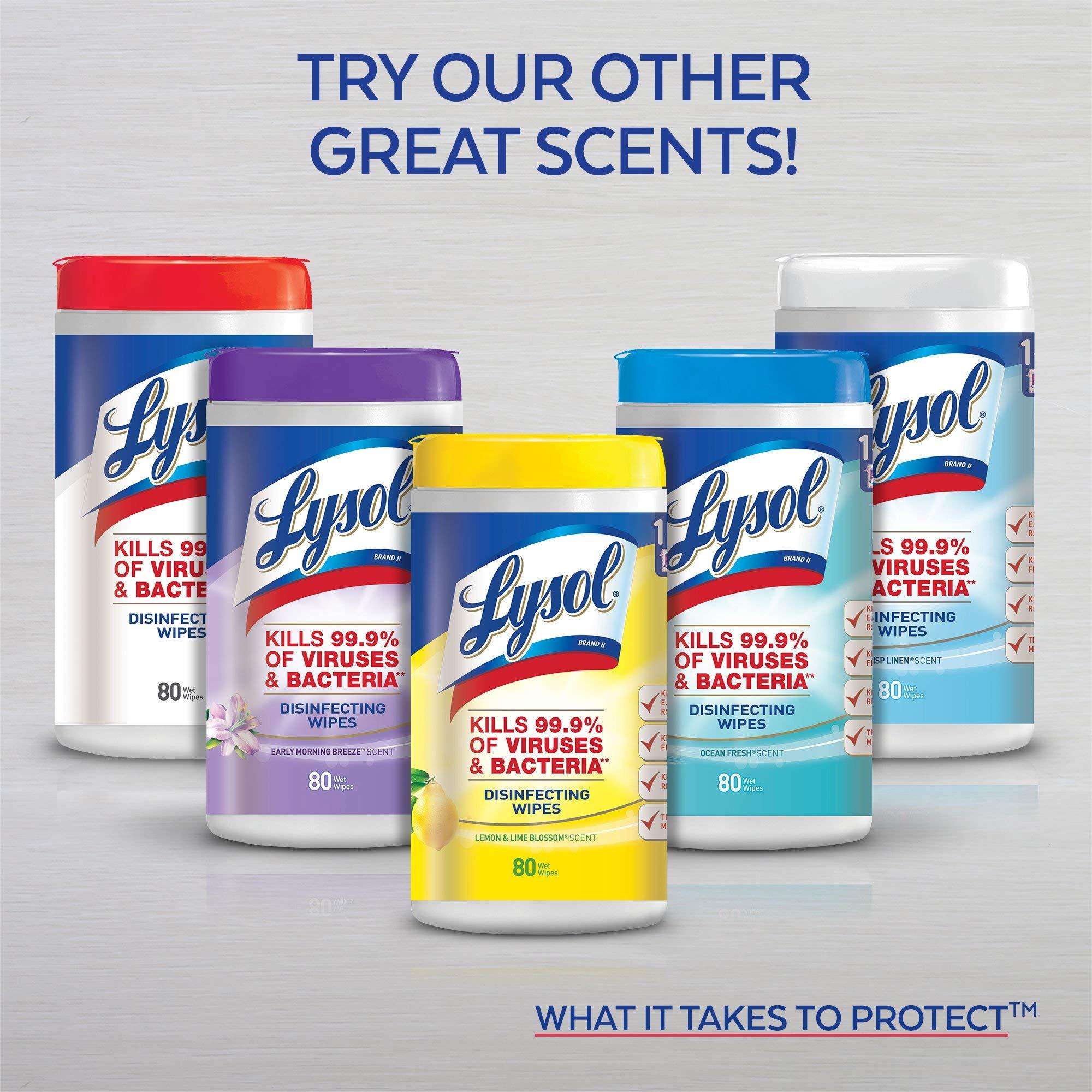 Lysol Lysol Disinfectant Spray, Crisp Linen, 19 Ounce (Pack of 12)