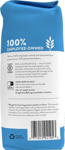 King Arthur King Arthur F King Arthur Flour Unbleached Bread Flour, 5 Pound (Packaging May Vary),, 5 Pound ()